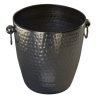 BA-083 Aluminium Wine Cooler In Hammered Dot Matt Silver Finish. One of Many Beautiful Accessories from Adesso Wholesale.
