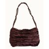 BG-022 Aubergine Velvet Evening Handbag. One of Many Beautiful Accessories from Adesso Wholesale.
