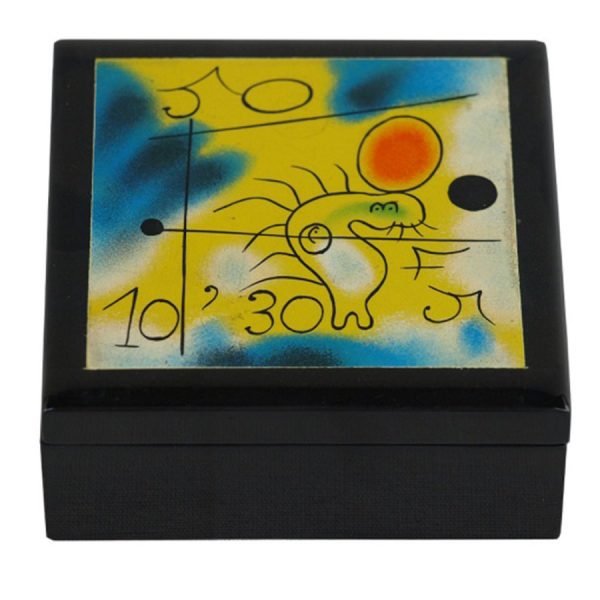 BO-022 Miro Design Lacquer Box - Design B. One of Many Beautiful Accessories from Adesso Wholesale.