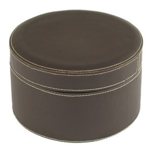 Round Leather Box