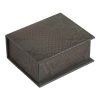 BO-240 Monochrome Python Finish Book Style Box With Hinged Lid. One of Many Beautiful Luxurious Accessories from Adesso Wholesale.