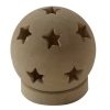CA-191 Yellow Stone Spherical Candle Holder With Star Motive. One of Many Beautiful and Luxurious Accessories from Adesso Wholesale.