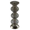 CA-254 Brushed Aluminium Candlestick With Glass Balls. One of Many Beautiful Handcrafted and Luxurious Accessories from Adesso Wholesale.