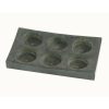 CA-267 Rectangular Black Soapstone 6 T-Lite Holder. One of Many Beautiful Handcrafted, Exclusive and Luxurious Accessories from Adesso Wholesale.
