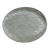 CO-038 Handmade Clear Glass Coaster With Groove Motif. One of Many Beautiful Handcrafted, Exclusive and Luxurious Accessories from Adesso Wholesale.