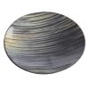 DB-406 Medium Shallow Round Horn Dish With Tiger Stripe Design. One of Many Beautiful, Exclusive and Luxurious Accessories from Adesso Wholesale.