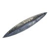 DB-527 Large Timber Finish Boat Shaped Aluminium Dish. One of Many Beautiful Handcrafted, Exclusive and Luxurious Accessories from Adesso Wholesale.