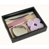 FR-021 Lavender - 4 Votive Candle And Incense Gift Set With Aluminium Holder. One of Many Beautiful Exclusive and Luxurious Accessories from Adesso Wholesale.