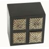 GI-147 Miniature Four Drawer Cabinet With Metal Covered Small Drawers. One of Many Beautiful Handcrafted and Exclusive Accessories from Adesso Wholesale.