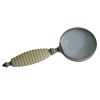 GI-151 Magnifying Glass With White Bone Handle. One of Many Beautiful Handcrafted, Exclusive and Luxurious Accessories from Adesso Wholesale.