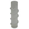 GL-115 Thick Cylindrical Glass Vase With Clear Glass Outer Helix And Inner Frosting. One of Many Beautiful and Exclusive Accessories from Adesso Wholesale.