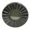 PF-383 Round Dark Horn Photo Frame With Radiating Grooves. One of Many Beautiful Handcrafted, Exclusive and Luxurious Accessories from Adesso Wholesale.
