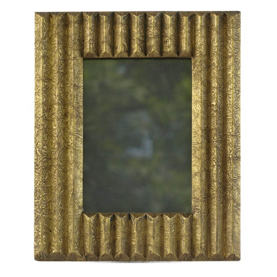 PF-416 Rectangular Metal Covered Photo Frame With Straight Crinkle Bevel. One of Many Beautiful and Exclusive Accessories from Adesso Wholesale.