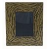 PF-422 Rectangular Metal Covered Photo Frame With Grooves And Hammered Dots. One of Many Beautiful Handcrafted Accessories from Adesso Wholesale.