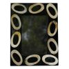 PF-443 Rectangular Photo Frame With Light Horn Oval Rings. One of Many Beautiful Handcrafted, Exclusive and Luxurious Accessories from Adesso Wholesale.