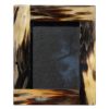 PF-453 Large Rectangular Light To Dark Horn Segment Photo Frame. One of Many Beautiful Handcrafted, Exclusive and Luxurious Accessories from Adesso Wholesale.