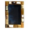 PF-454 Rectangular Photo Frame With Large Raised Horn Segments. One of Many Beautiful Handcrafted, Exclusive and Luxurious Accessories from Adesso Wholesale.