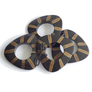 Set of Four Triangular Napkin Rings