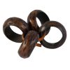TL-074 Set of Four Wooden Napkin Rings With Short Grooves. One of Many Beautiful Handcrafted, Exclusive and Luxurious Accessories from Adesso Wholesale.