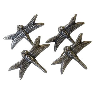 Set of Four Dragonfly Serviette Rings