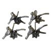 TL-098 Set of Four Nickel Plated Aluminium Bird And Branch Motif Serviette Rings One of Many Beautiful Exclusive and Luxurious Accessories from Adesso Wholesale.