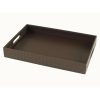 TR-104 Brown Turpento Faux Leather Rectangular Tray. One of Many Beautiful Handcrafted, Exclusive and Luxurious Accessories from Adesso Wholesale.