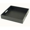 TR-105 Black Woven Pattern Faux Leather Square Tray. One of Many Beautiful Handcrafted, Exclusive and Luxurious Accessories from Adesso Wholesale.