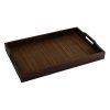 TR-117 Rectangular Wooden Tray With Lidi Matting Lining. One of Many Beautiful Handcrafted, Exclusive and Luxurious Accessories from Adesso Wholesale.