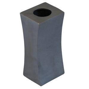 Short Concave Aluminium Vase