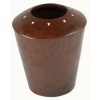 VS-074 Tamarind Terracotta Round Vase With Shell Accents. One of Many Beautiful Handcrafted, Exclusive and Luxurious Accessories from Adesso Wholesale.