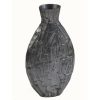 VS-402 Large Aluminium Vase With Art Deco Shard Finish. One of Many Beautiful Handcrafted, Exclusive and Luxurious Accessories from Adesso Wholesale.
