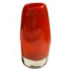 VS-468 Handmade Tall Clear And Red Bubble Glass Vase. One of Many Beautiful Handcrafted, Exclusive and Luxurious Accessories from Adesso Wholesale.